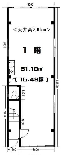 吉村ビル1F 間取り図