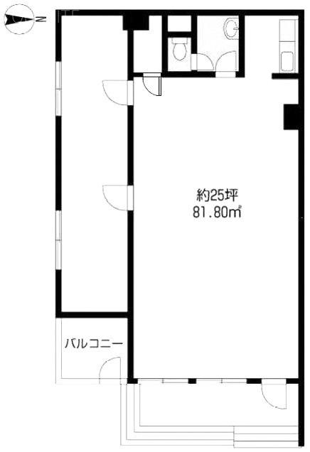 西新宿ハウス103 間取り図