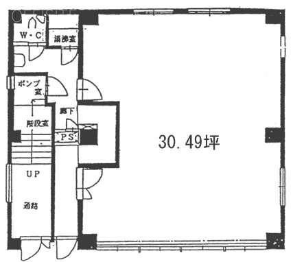 水野ビル1F 間取り図