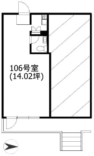 光雲閣106 間取り図