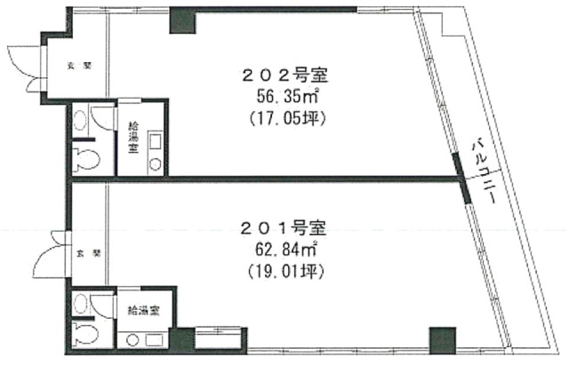 ミシナビル201 間取り図