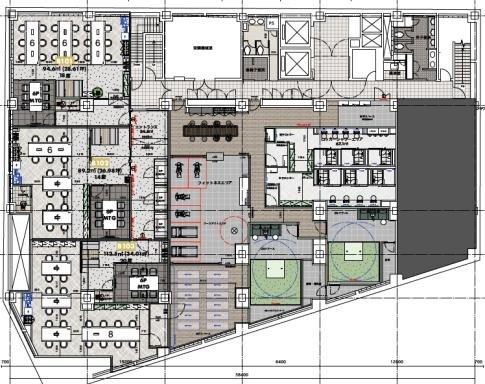 フロンティアグラン西新宿B103 間取り図