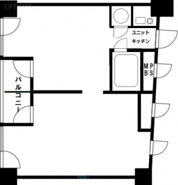 スターコート日本橋805・806 間取り図