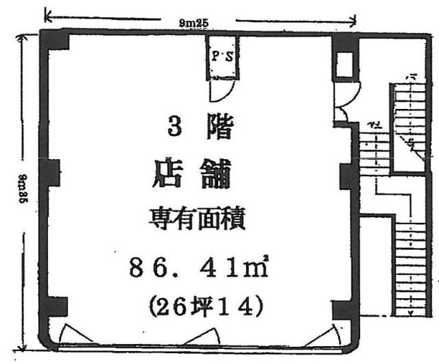 ナカヒコビル3F 間取り図