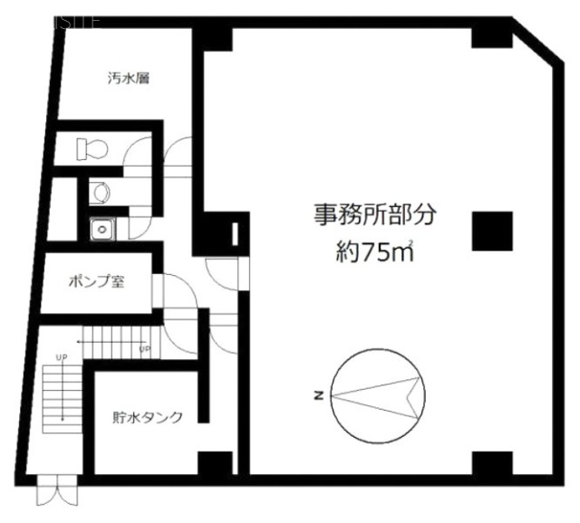 川又ビルB1F 間取り図