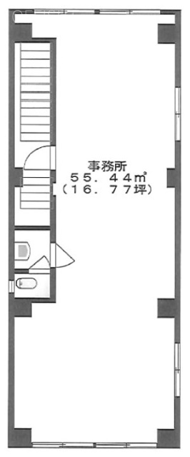 萩原ビル2F 間取り図