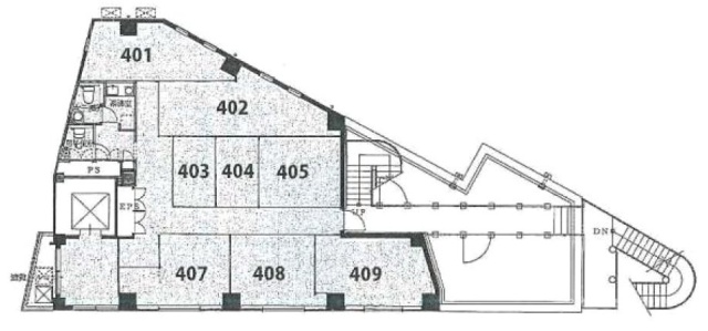 南麻布セントレ402 間取り図