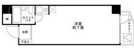 日興パレス三番町501 間取り図