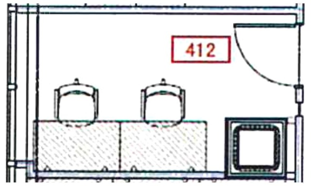 GYB秋葉原(秋葉原南ビジネスセンター)412 間取り図