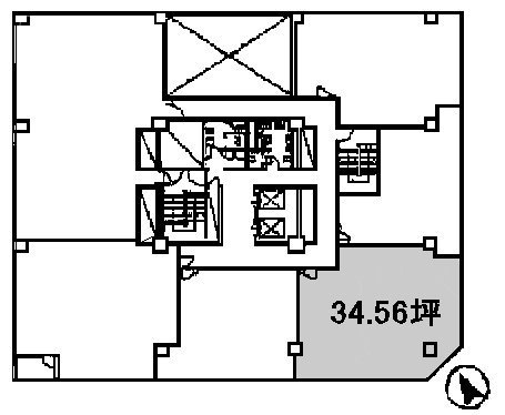 マリンビル5F 間取り図