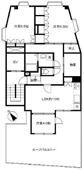 文悠ビル4F 間取り図