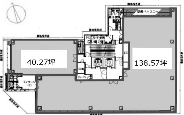 京橋創生館5F 間取り図