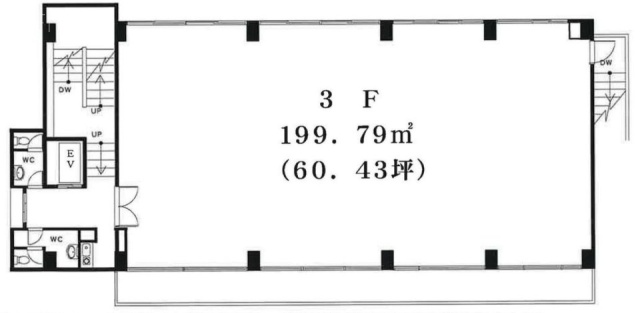 松島第2ビル3F 間取り図