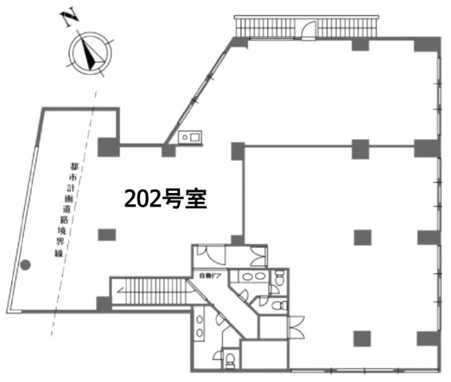 ヒルサイドレジデンスビル202 間取り図