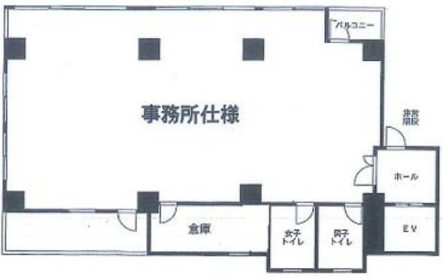 土屋ビル3F 間取り図