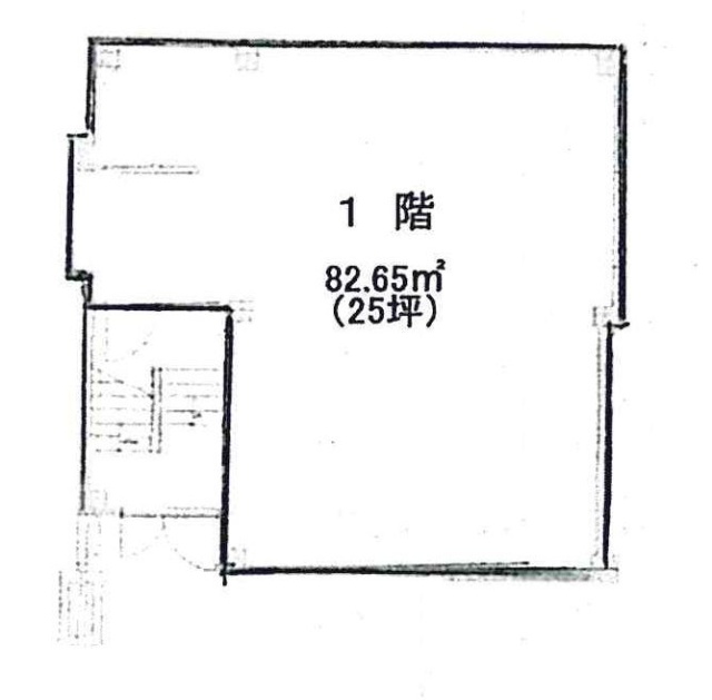 イチオク第33ビル1F 間取り図