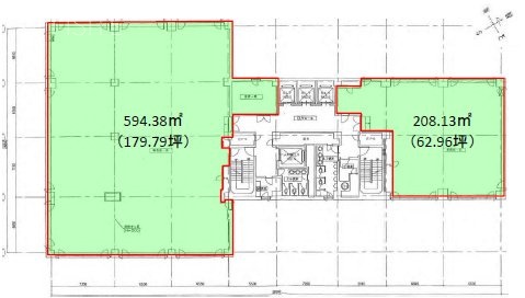 兜町第1平和ビル5F 間取り図