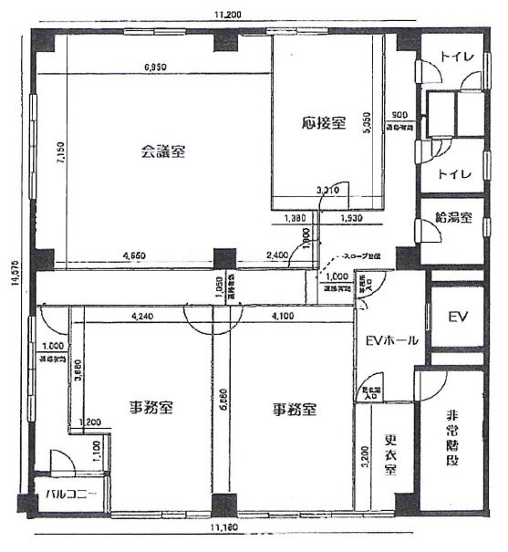 南行徳K2ビル3F 間取り図