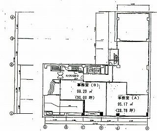 銀座イーストビル1F～2F 間取り図