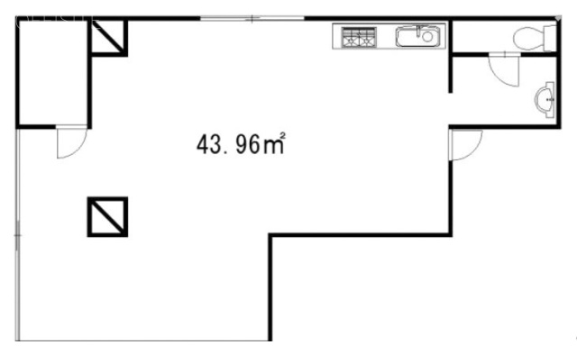 はやしやビル301 間取り図