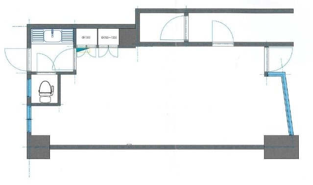 シルキーハイツ九段南103 間取り図