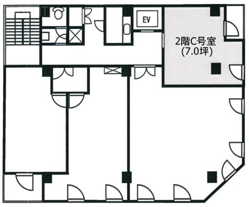 新橋第一ビル本館C 間取り図