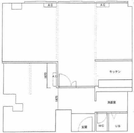 たつむら青山マンション1303 間取り図