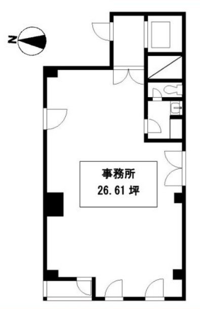 マーブルフロントエビス5F 間取り図