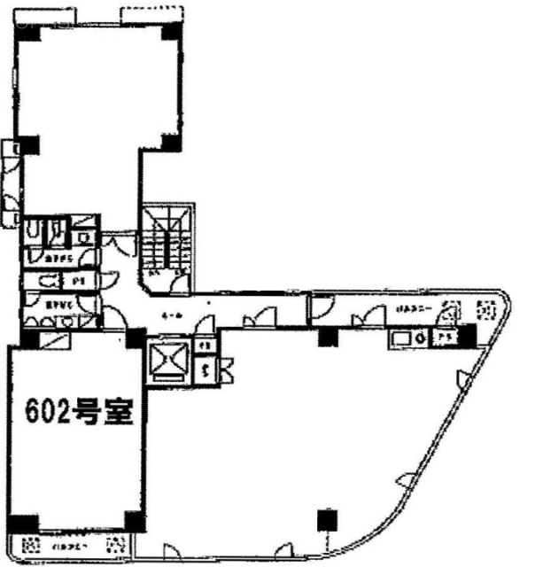 庚申(コウシン)ビル6F 間取り図
