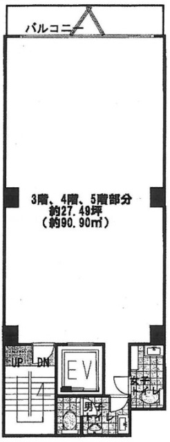 大塚キャリアビル3F 間取り図