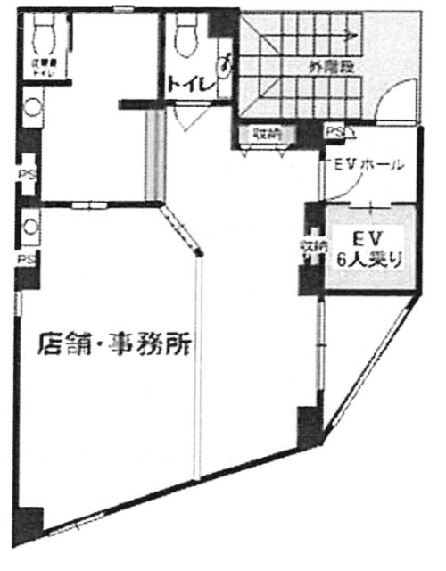 グラン・シャリオ松戸ビル3F 間取り図