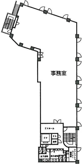 四谷アネックス2F 間取り図