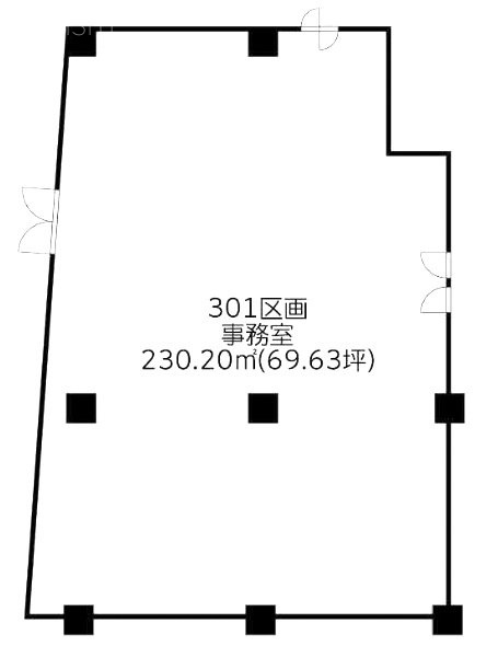 京王幡ヶ谷ビル301 間取り図