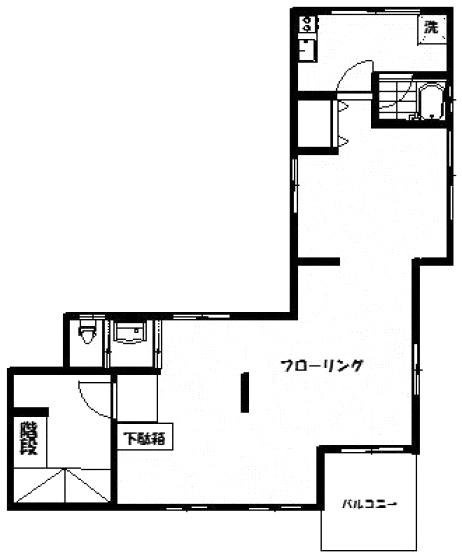リッモーネ六本木ビル3F 間取り図