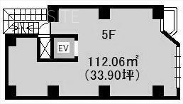 高山ランド第15ビル5F 間取り図