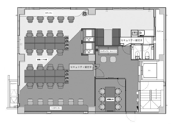 ミタケタワー3F 間取り図