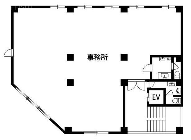 リビングライフ大崎ビル3F 間取り図