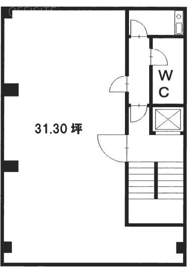 林ビル2F 間取り図