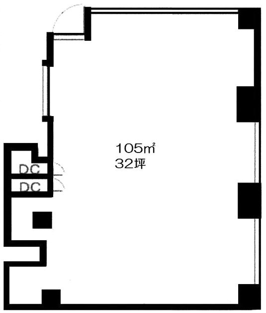 太子堂ビル1F 間取り図