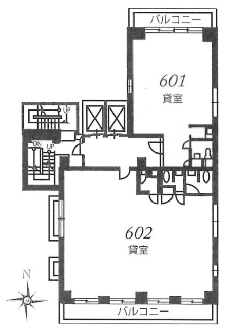 中川ビル601 間取り図