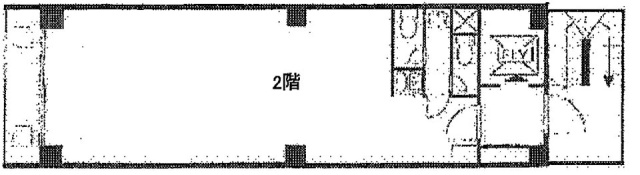 坂根八重洲ビル2F 間取り図