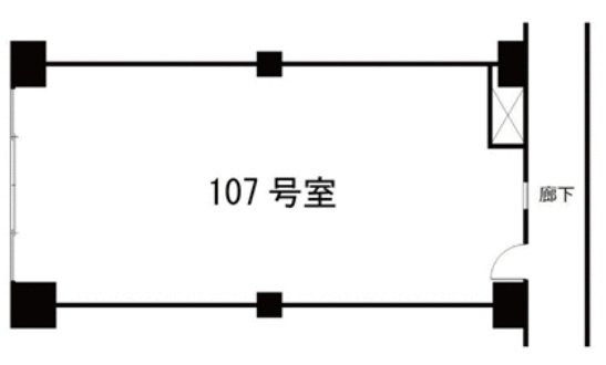 仙石山アネックス107 間取り図