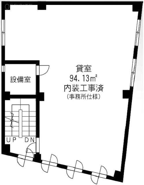 黒崎ビル2F 間取り図