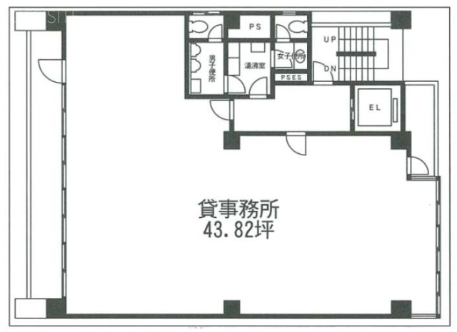 日本橋イヅミビル6F 間取り図