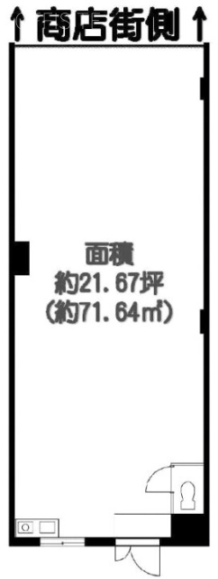 東十条サンハイツビルD棟105 間取り図