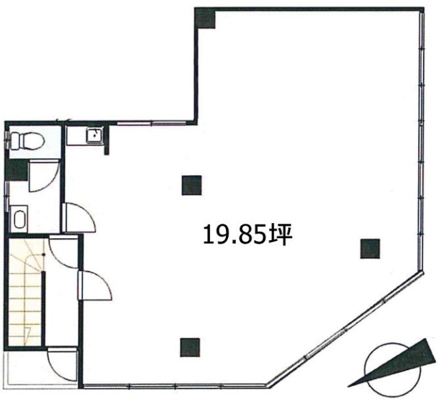 市橋ビル3F 間取り図