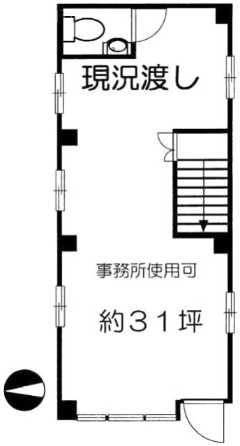 中村ビル3F 間取り図