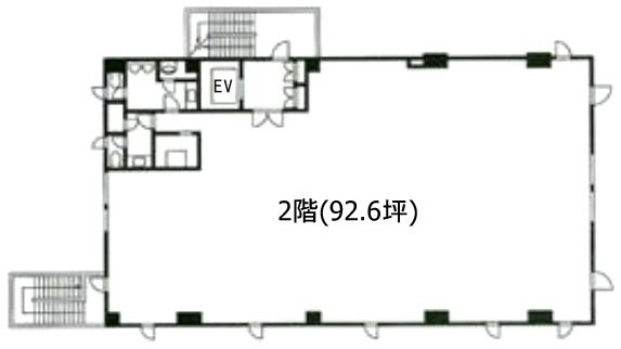 西参道梅村ビル2F 間取り図