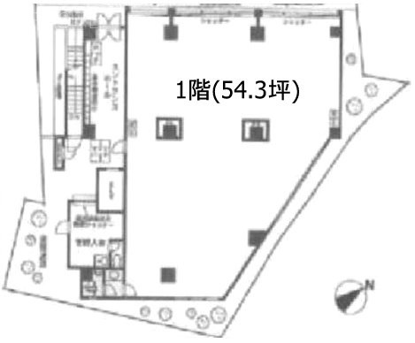 MAC小岩ステーション1F 間取り図