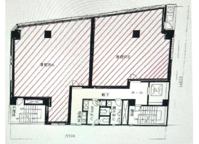 第2大生ビル6F 間取り図